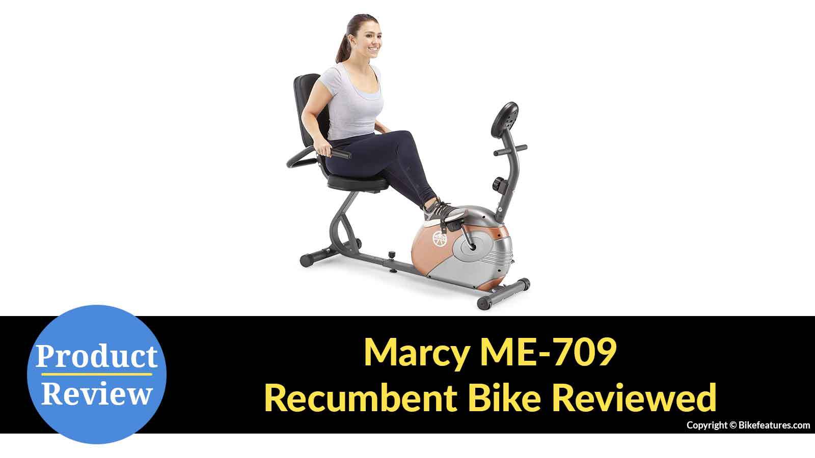 marcy me 709 recumbent exercise bike